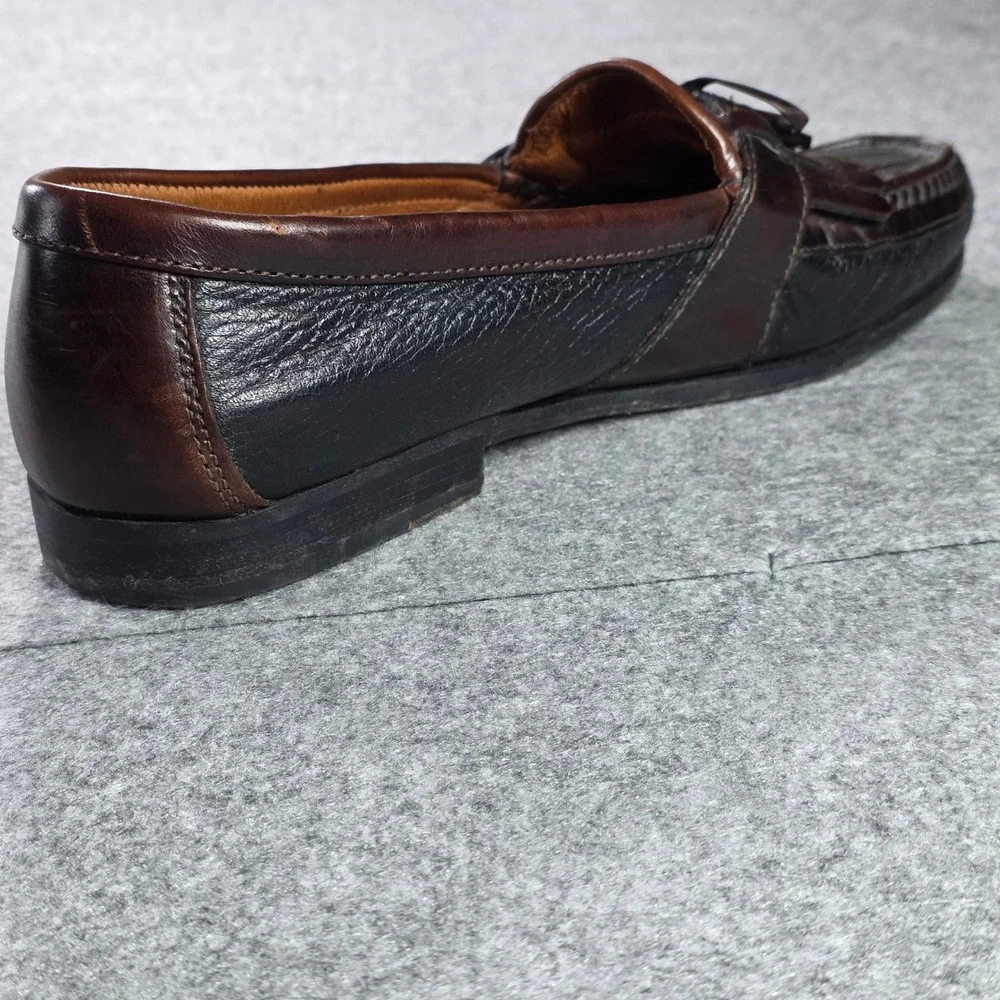 Johnston & Murphy Aragon II Kiltie Tassel Loafers 9.5 M Black Mahogany 20-552